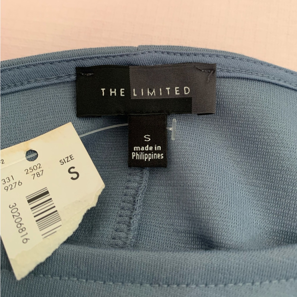 NWT The Limited Fit and Flare knit Dress Blue Size Small - Picture 4 of 7
